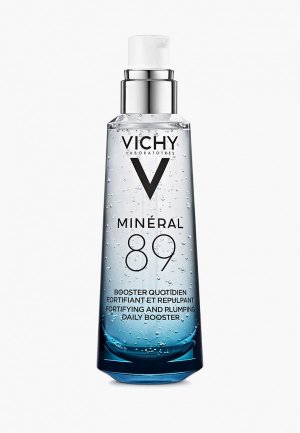 Сыворотка для лица Vichy Mineral 89 кожи, подверженной агрессивным внешним воздействиям, 75 мл. Цвет: прозрачный