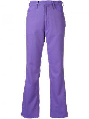 Укороченные брюки Theatre Products. Цвет: розовый и фиолетовый