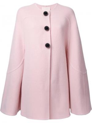 Пальто-накидка Roksanda. Цвет: розовый и фиолетовый