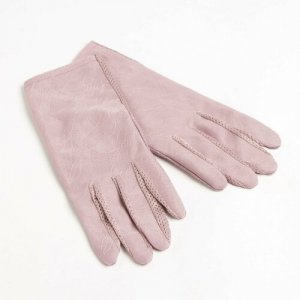 Перчатки , размер 24, фиолетовый, бежевый Minaku. Цвет: фиолетовый