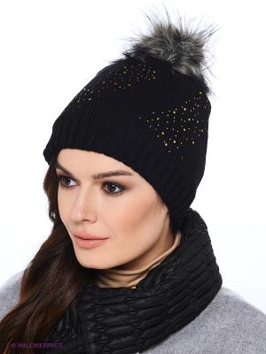 Шапка Milana Style. Цвет: черный