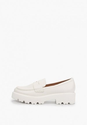 Лоферы Ideal Shoes. Цвет: белый