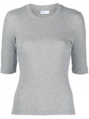 Укороченная футболка Rosetta Getty. Цвет: серый