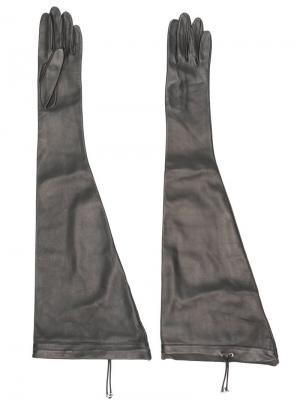 Удлиненные перчатки Aalto. Цвет: коричневый