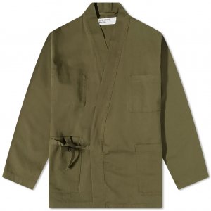 Рабочая куртка Kyoto, светло-оливковый Universal Works. Цвет: зеленый