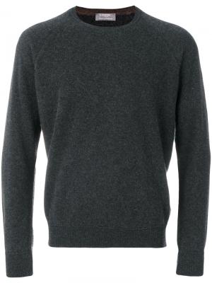 Вязаный свитер Barba. Цвет: серый