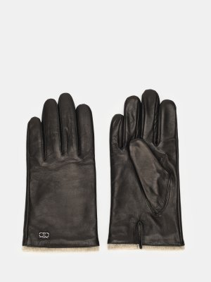 Кожаные перчатки Ritter. Цвет: черный
