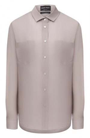 Рубашка Giorgio Armani. Цвет: бежевый