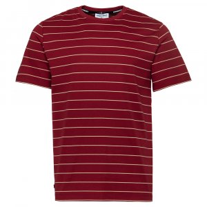 Мужская футболка Streetbeat Striped Tee. Цвет: красный