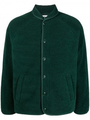 Куртка на пуговицах YMC. Цвет: зеленый