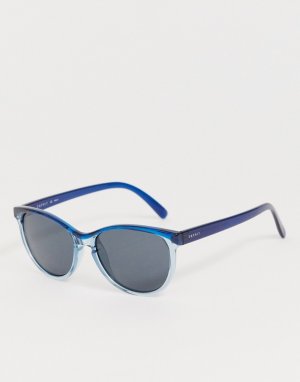 Синие круглые солнцезащитные очки -Синий Esprit