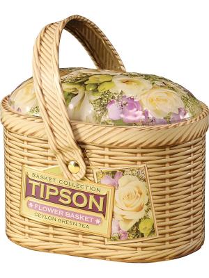 Чай Tipson Лукошко-Цветочное/Basket-Flower 100  ж/б. Цвет: зеленый