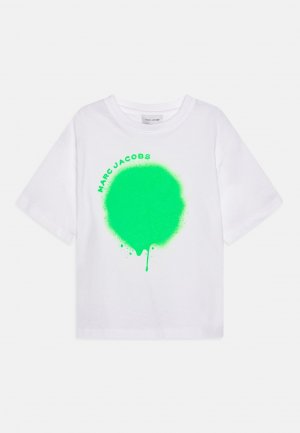 Футболка с принтом SHORT SLEEVES UNISEX , цвет white/green The Marc Jacobs