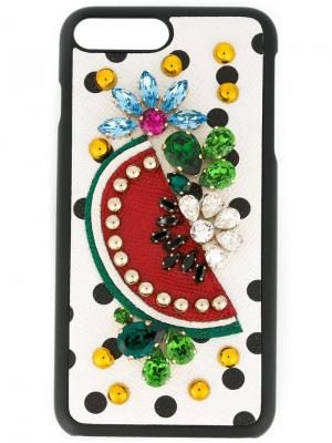 Чехол для iPhone 7 Plus Dolce & Gabbana. Цвет: разноцветный