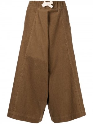 Sofie Dhoore укороченные брюки широкого кроя D'hoore. Цвет: коричневый