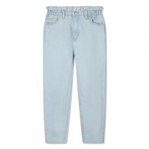Детские джинсы High Loose Paperbag Jeans Levis. Цвет: голубой