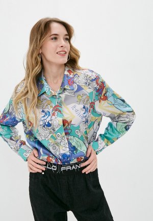 Блуза Franco Vello. Цвет: разноцветный