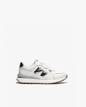 Белые спортивные туфли для девочек с фирменной деталью сбоку , белый Conguitos