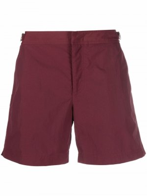 Side buckle-detail swim shorts Orlebar Brown. Цвет: красный