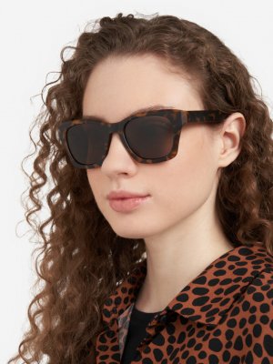 Солнцезащитные очки женские , Коричневый Demix. Цвет: коричневый