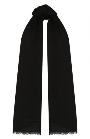 Кашемировый шарф Giorgio Armani. Цвет: чёрный
