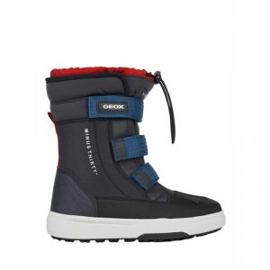 Ботинки Bunshee Pg Abx Boy, размер 31 EU, черный, синий GEOX. Цвет: синий/красный/черный