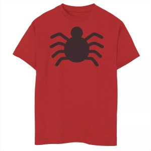 Футболка с оригинальным логотипом паука и рисунком Spider-Man для мальчиков 8–20 лет Marvel