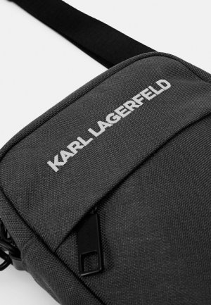 Сумка через плечо PASS CROSSBODY UNISEX KARL LAGERFELD, черный Lagerfeld