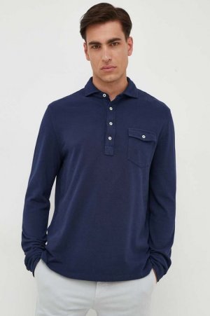 Хлопковая рубашка с длинными рукавами , темно-синий Polo Ralph Lauren