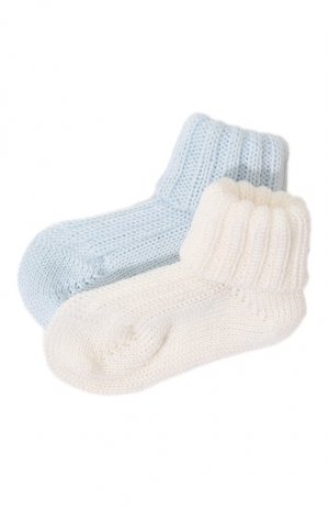 Комплект из двух пар носков Catya. Цвет: голубой