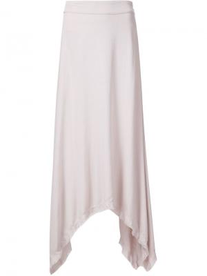 Асимметричная юбка Sam & Lavi. Цвет: розовый и фиолетовый