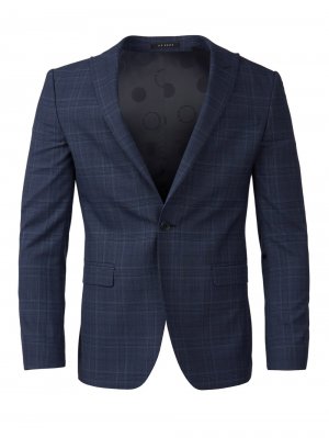Пиджак стандартного кроя , дымчато-синий/темно-синий Ted Baker