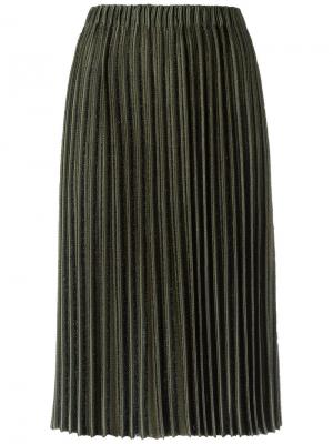 Midi knitted skirt Gig. Цвет: зелёный