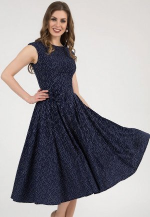 Платье Olivegrey MIDORA. Цвет: синий