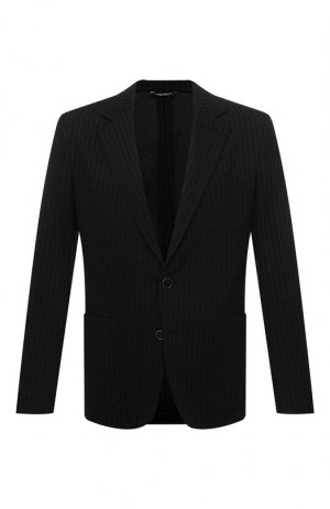 Пиджак из вискозы Dolce & Gabbana. Цвет: серый