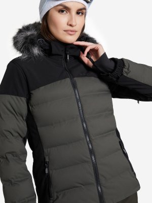 Куртка утепленная женская Blackbird, Серый, размер 44 Protest. Цвет: серый