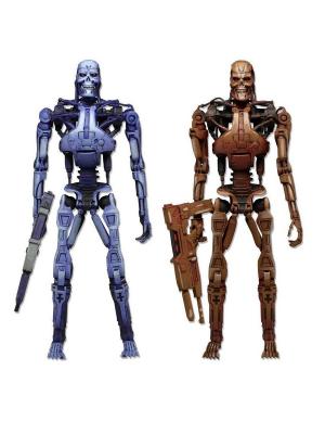 Фигурка Robocop vs The Terminator 7 Endoskeleton 2-Pack Neca. Цвет: серо-голубой, светло-коричневый