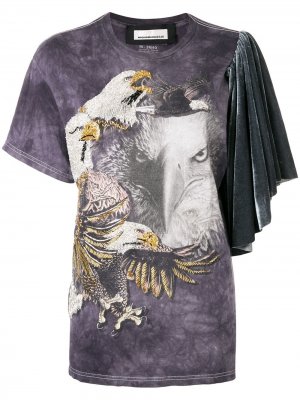 Eagle embroidered T-shirt Night Market. Цвет: розовый