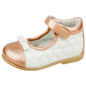 Туфли для девочек, цвет белый, размер 23, бренд , артикул 200054 Mursu. Цвет: белый