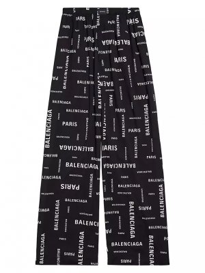 Пижамные брюки Bal Paris по всей длине , черный Balenciaga