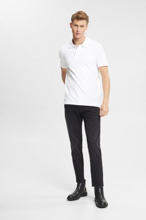 Базовая рубашка-поло из хлопкового пике , белый Esprit