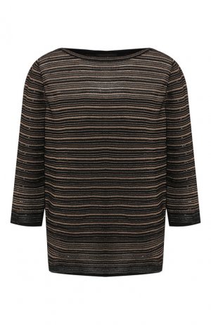 Пуловер из смеси вискозы и шерсти St. John. Цвет: черный