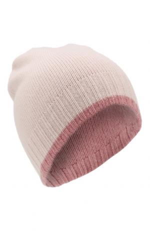 Кашемировая шапка TSUM Collection. Цвет: светло-розовый