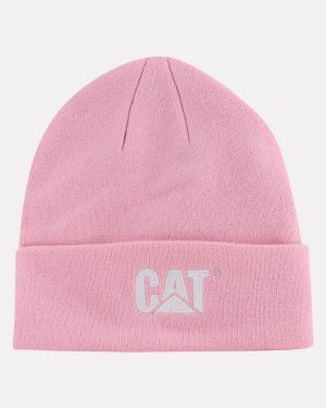 Женская шапка-бини с манжетами CAT, розовый Cat