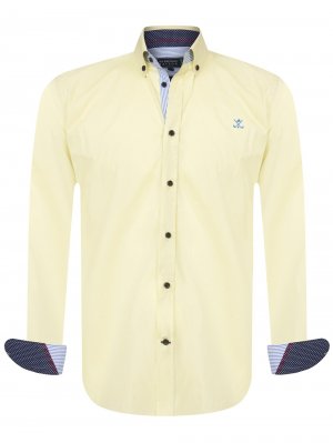 Рубашка на пуговицах стандартного кроя Lisburn, желтый Sir Raymond Tailor