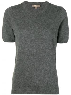 Трикотажаная футболка с круглым вырезом N.Peal