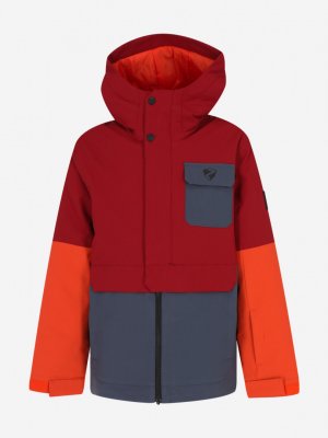 Куртка утепленная для мальчиков Awed, Красный Ziener. Цвет: красный