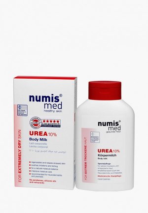 Молочко для тела Numis Med с мочевиной 10%, 300 мл. Цвет: прозрачный