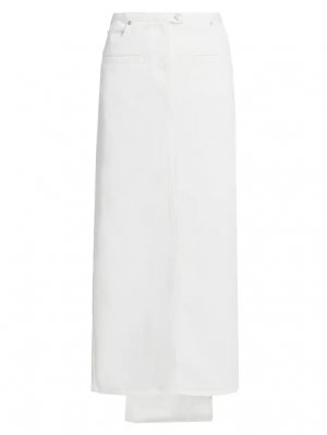 Джинсовая юбка-макси , цвет heritage white Courreges