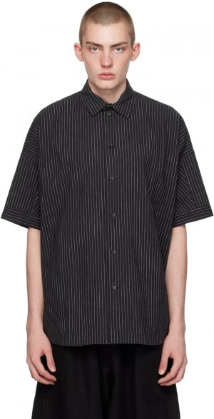 Черная рубашка #98 , цвет Black striped Jan-Jan Van Essche